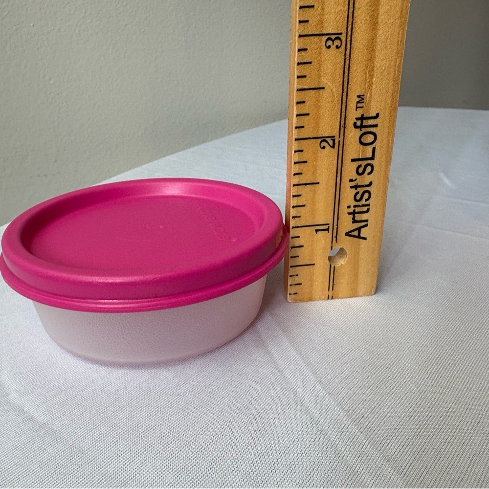 Tupperware Pink Stackable Food Storage Containers - Picture 5 of 5